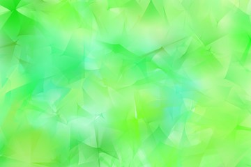 Abstract artistic green background, concept of leaves or grass, pictorial art.