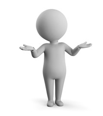 3D small man - perplexity