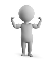 3D small man - shows muscles