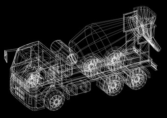 Concrete mixer truck 