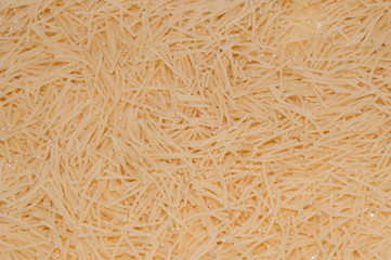 Thin vermicelli close up. Healthy eating concept weight loss