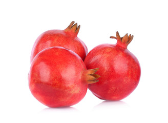 Pomegranate fruit isolated on white background