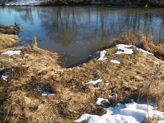 river in winter