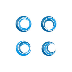 circle logo design vector