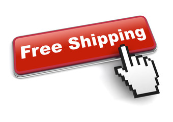 free shipping concept 3d illustration isolated