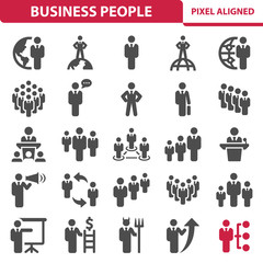 Business People Icons