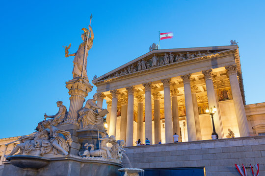 Austria, Vienna, Parliament building