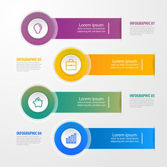 Business Infographics design template illustration. Vector eps10.