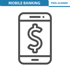 Mobile Banking Icon