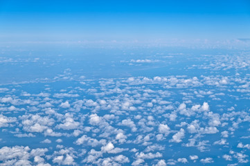 Beautiful Cloudscape Captured from an Airplane