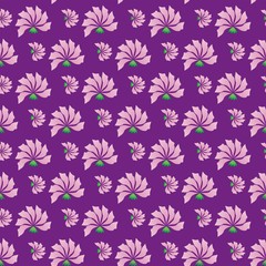 flower pattern purple color