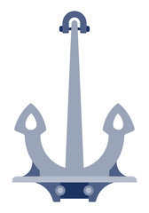 Ship anchor vector icon flat isolated