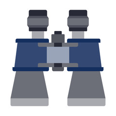 Marine binoculars vector icon flat isolated