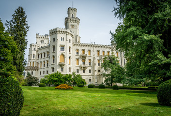 Fototapeta na wymiar Czech castle Hluboka