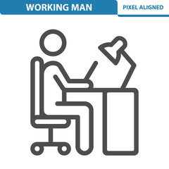 Working Man Icon