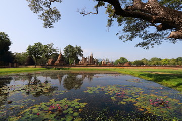 Fototapeta na wymiar Thailande - Sukhothai