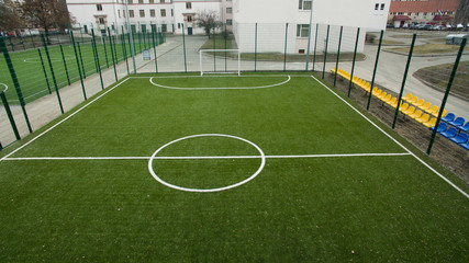 Football ground from a height