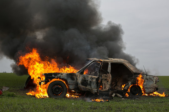 explosion car © Ярослав Гуров