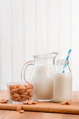 Bottle of vegan milk