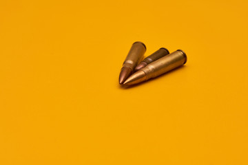 bullets on background