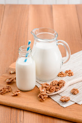 Jug of vegan milk