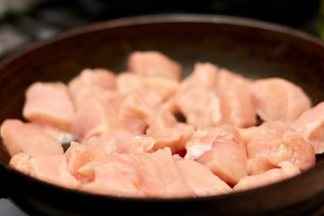 Chicken raw meat