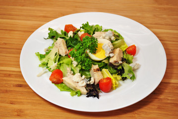 Cobb Salad Served as an Appetizer