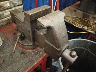 Old Bench Vise 