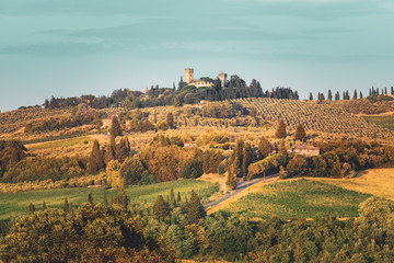 Fototapeta premium Tuscany hills and valleys