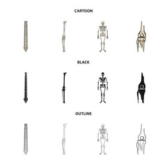 Isolated object of medicine and clinic sign. Collection of medicine and medical stock vector illustration.