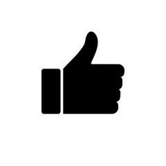 like icon vector. Thumbs up icon. social media icon. Like and dislike icon. Thumbs up and thumbs down