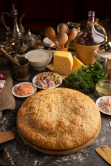 Seafood pie for a menu