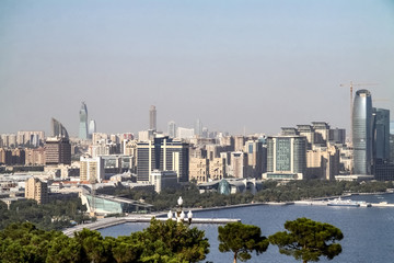 Obraz premium panorama of Baku city