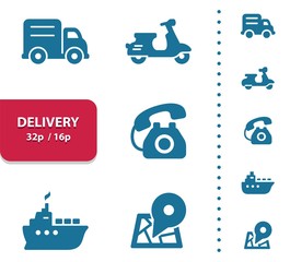 Delivery Icons
