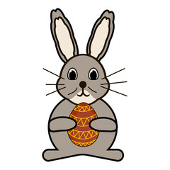rabbit with easter_egg