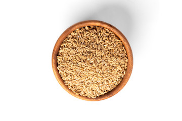 Oats isolated on white background.