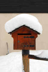 Letterbox in Chamonix (France)