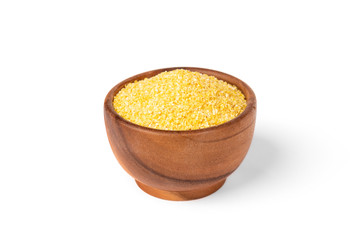 Corn flakes isolated on white background.