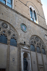 Florence, Italy - February 27, 2019 : View of Orsanmichele church