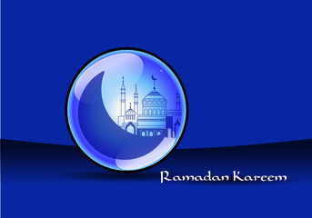 Mosque ramadan kareem