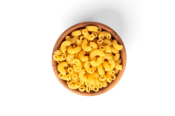 Pasta isolated on white background.