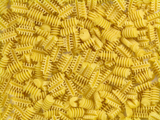 Italian pasta marziani texture top view
