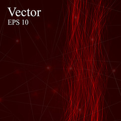 Abstract background design. Glowing wave. EPS 10