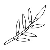 branch with leafs icon