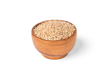 Wheat isolated on white background.