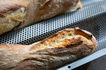 Fresh homebaked bread