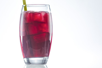 An image of a cocktail with ice