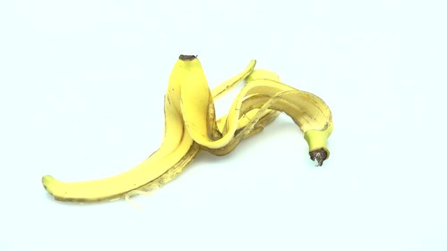 Banana Peel center frame in 4k 3840 x 2160 Rotating Loop-able 360 Degree Rotation