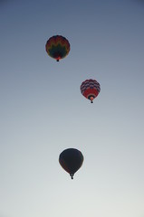 hot air balloons