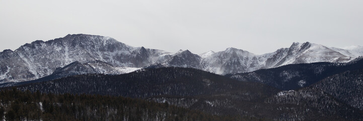 Obraz premium Panoramic Mountain View